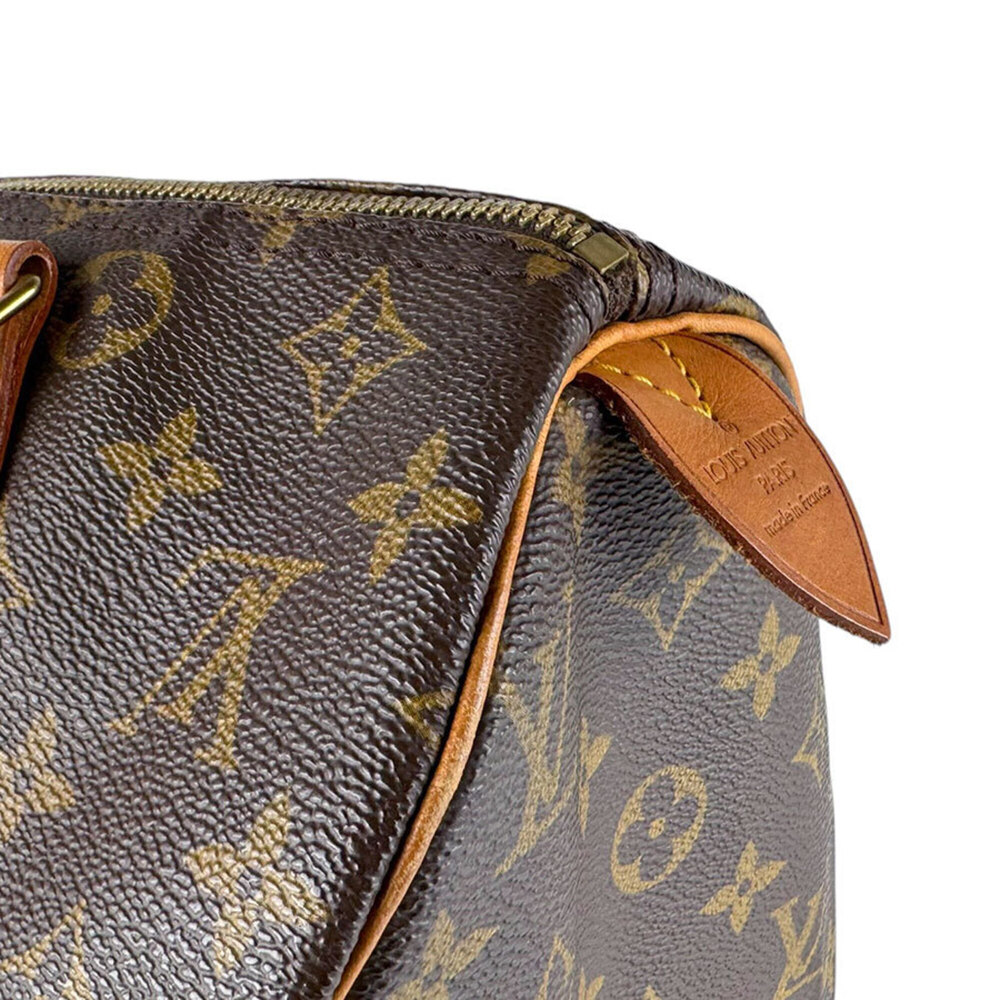 LOUIS VUITTON Brown Monogram Canvas Speedy 30 Bag - Picture 5 of 14